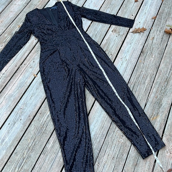 French Connection shimmering festive jumpsuit S - Picture 11 of 14